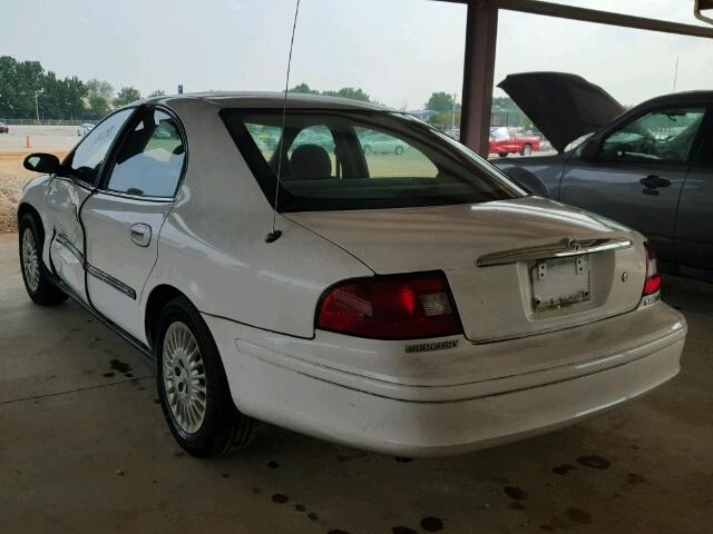 1MEFM50U72A601271 - 2002 MERCURY SABLE WHITE photo 3