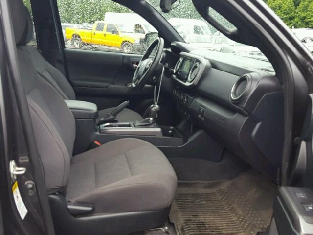 3TMDZ5BN0GM011438 - 2016 TOYOTA TACOMA DOU BLACK photo 5