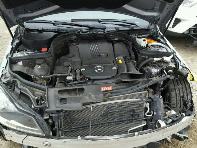 WDDGF4HB3CR227814 - 2012 MERCEDES-BENZ C GRAY photo 7