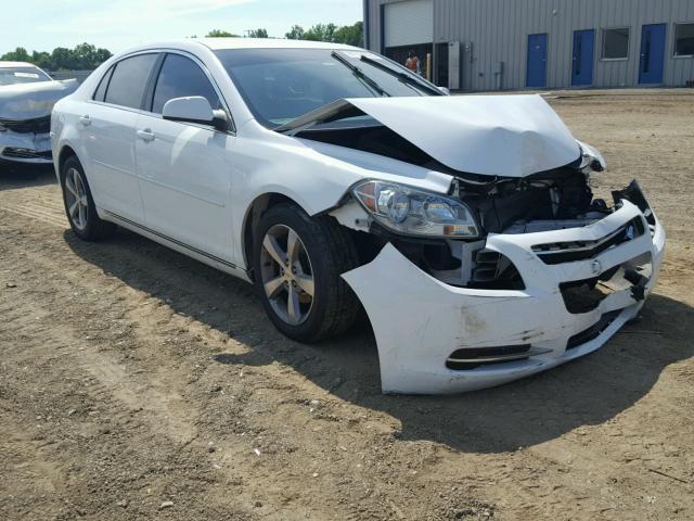 1G1ZC5E12BF130660 - 2011 CHEVROLET MALIBU 1LT WHITE photo 1