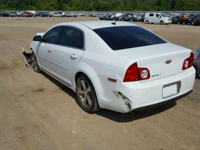 1G1ZC5E12BF130660 - 2011 CHEVROLET MALIBU 1LT WHITE photo 3