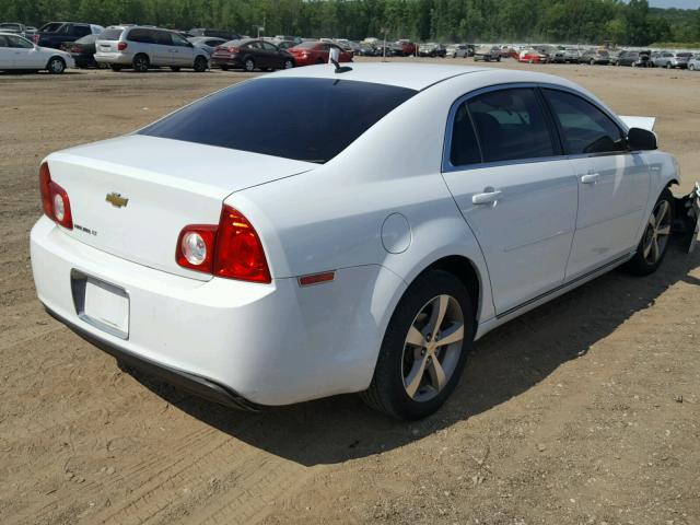 1G1ZC5E12BF130660 - 2011 CHEVROLET MALIBU 1LT WHITE photo 4