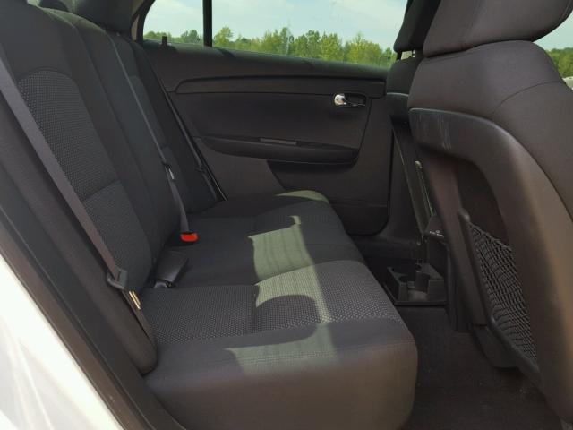 1G1ZC5E12BF130660 - 2011 CHEVROLET MALIBU 1LT WHITE photo 6