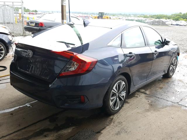2HGFC1F76JH644273 - 2018 HONDA CIVIC EXL BLUE photo 4