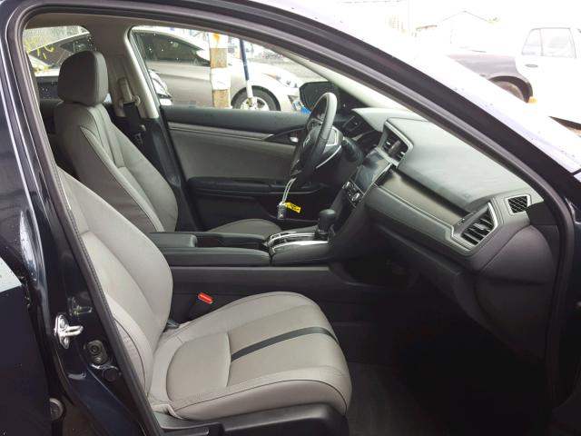 2HGFC1F76JH644273 - 2018 HONDA CIVIC EXL BLUE photo 5