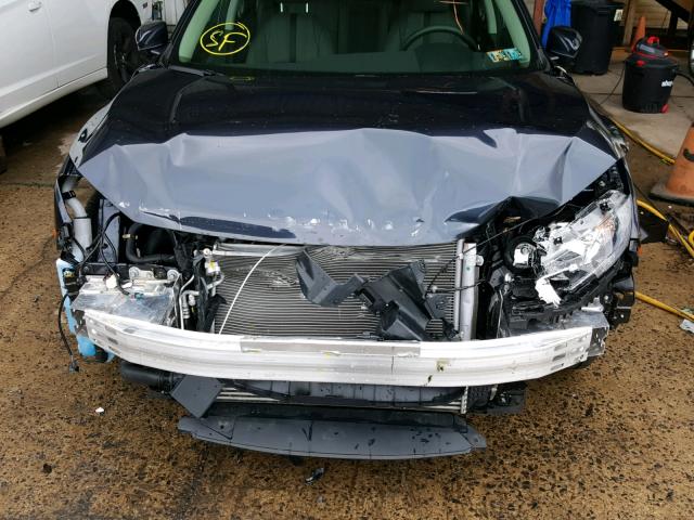 2HGFC1F76JH644273 - 2018 HONDA CIVIC EXL BLUE photo 9