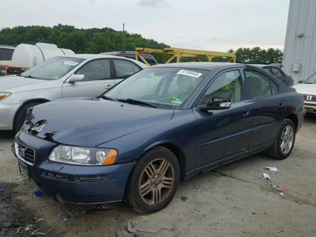 YV1RS592682686297 - 2008 VOLVO S60 2.5T BLUE photo 2