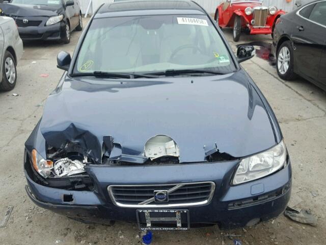 YV1RS592682686297 - 2008 VOLVO S60 2.5T BLUE photo 9