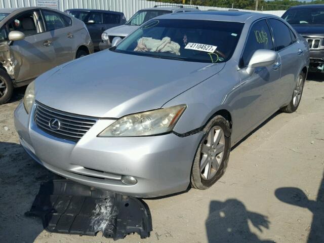 JTHBJ46G472149090 - 2007 LEXUS ES 350 SILVER photo 2