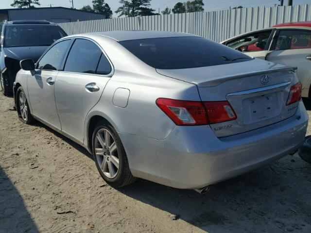 JTHBJ46G472149090 - 2007 LEXUS ES 350 SILVER photo 3