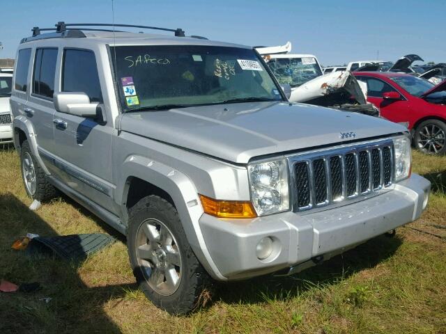 1J8HG68208C209961 - 2008 JEEP COMMANDER SILVER photo 1