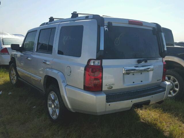 1J8HG68208C209961 - 2008 JEEP COMMANDER SILVER photo 3