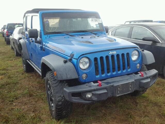 1C4HJWFG2FL725856 - 2015 JEEP WRANGLER U BLUE photo 1