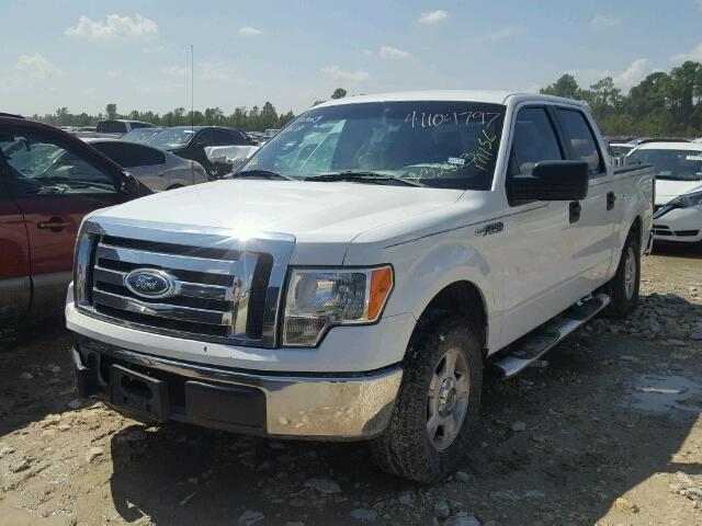 1FTRW12869FA32623 - 2009 FORD F150 SUPER WHITE photo 2