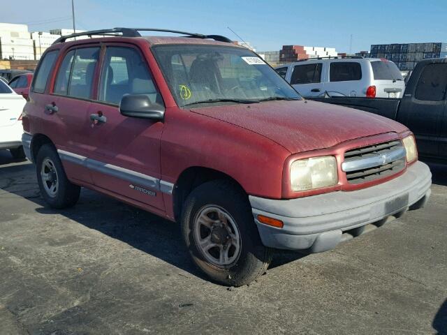 2CNBE13C016951244 - 2001 CHEVROLET TRACKER RED photo 1