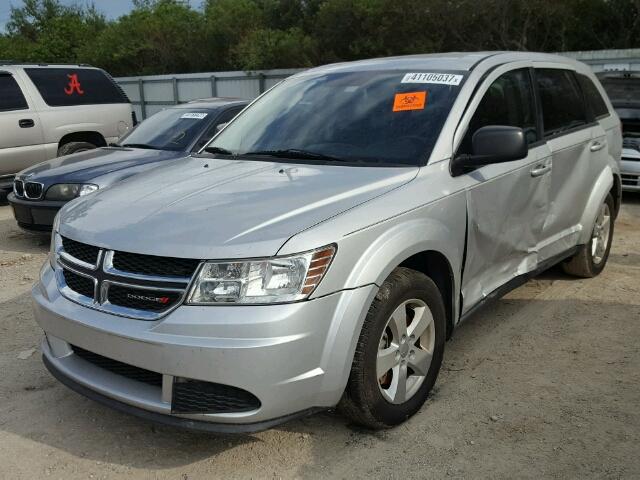 3C4PDCAB6DT627735 - 2013 DODGE JOURNEY SE GRAY photo 2