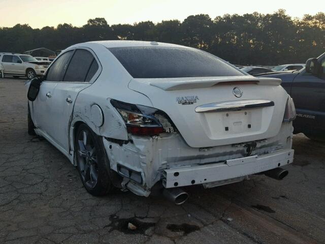 1N4AA5AP4DC817024 - 2013 NISSAN MAXIMA S أبيض صورة 3