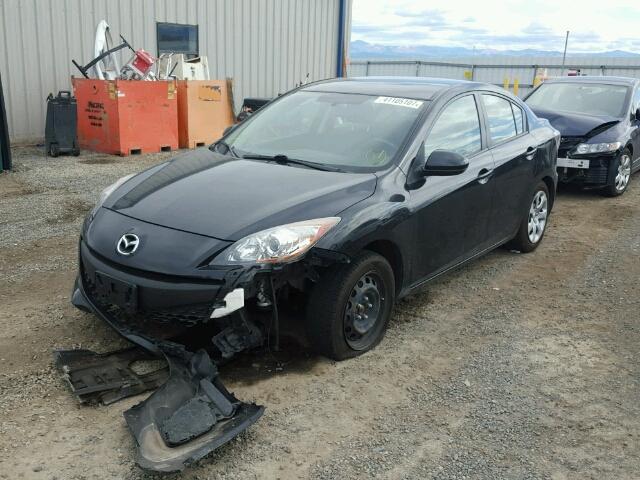 JM1BL1UF8C1597286 - 2012 MAZDA 3 I BLACK photo 2