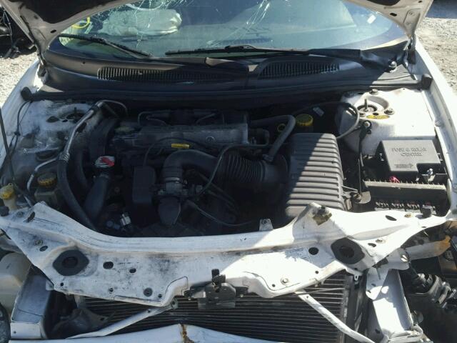 1B3EL36X84N138494 - 2004 DODGE STRATUS SE WHITE photo 7