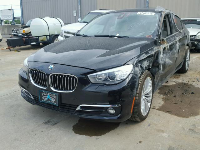 WBA5M4C51FD186333 - 2015 BMW 535 XIGT BLACK photo 2