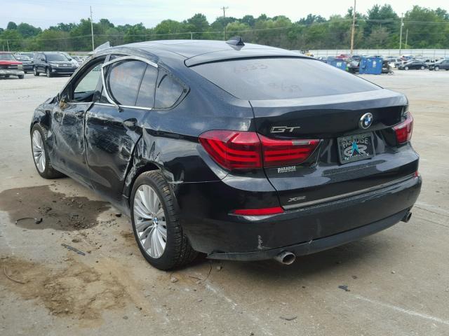 WBA5M4C51FD186333 - 2015 BMW 535 XIGT BLACK photo 3