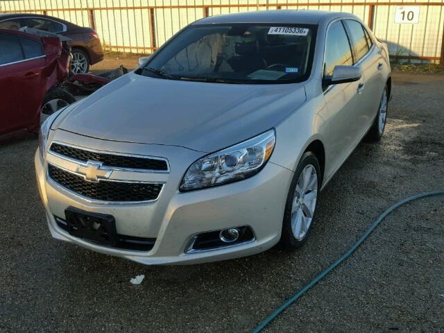 1G11E5SA50F227964 - 2013 CHEVROLET MALIBU BEIGE photo 2