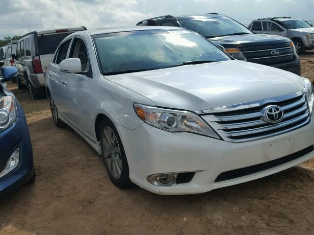 4T1BK3DB5BU385000 - 2011 TOYOTA AVALON WHITE photo 1