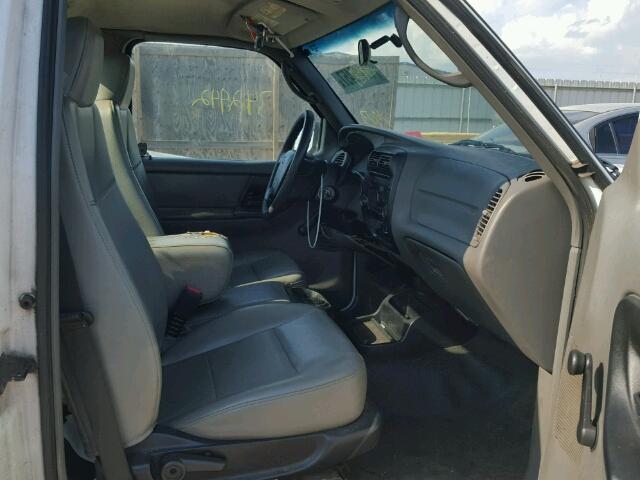 1FTYR10D97PA93586 - 2007 FORD RANGER WHITE photo 5