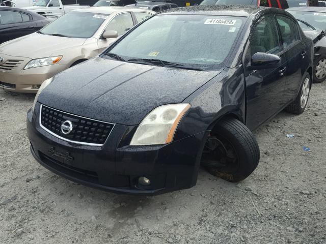 3N1AB61E28L733468 - 2008 NISSAN SENTRA 2.0 BLACK photo 2