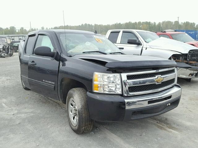 1GCRCREA4BZ464542 - 2011 CHEVROLET SILVERADO BLACK photo 1