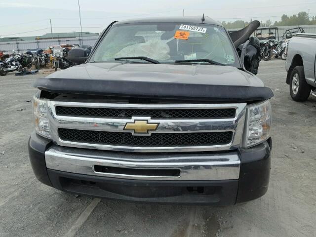 1GCRCREA4BZ464542 - 2011 CHEVROLET SILVERADO BLACK photo 7