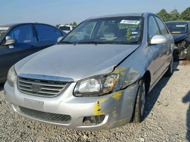 KNAFE222095664382 - 2009 KIA SPECTRA EX GRAY photo 2