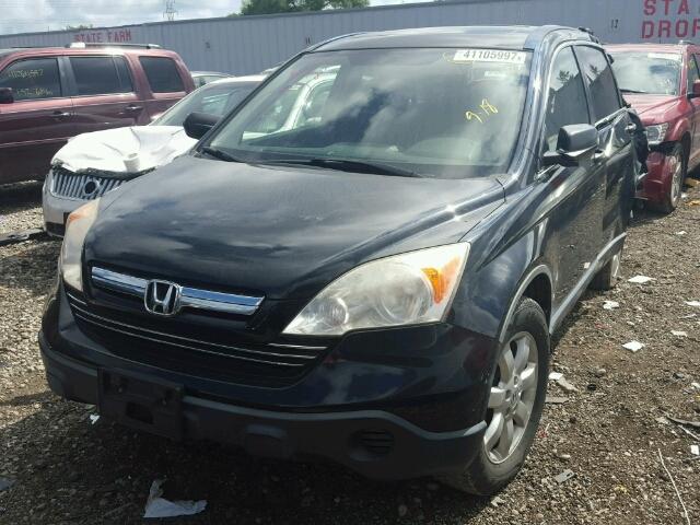 JHLRE48518C012638 - 2008 HONDA CR-V BLACK photo 2