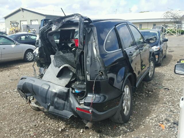 JHLRE48518C012638 - 2008 HONDA CR-V BLACK photo 4