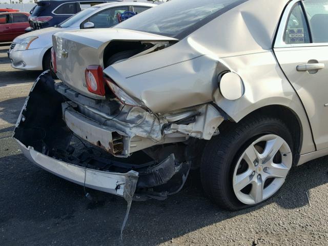 1G1ZG57B29F128654 - 2009 CHEVROLET MALIBU LS 金色 照片 9