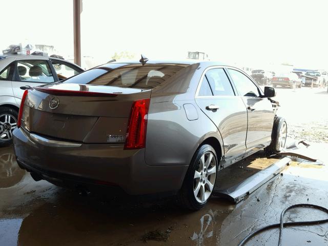 1G6AA5RX6E0180304 - 2014 CADILLAC ATS GRAY photo 4