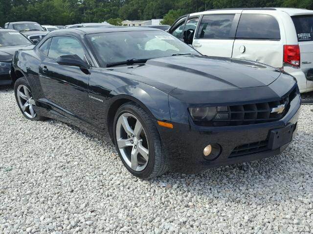 2G1FC1EV3A9220437 - 2010 CHEVROLET CAMARO BLACK photo 1