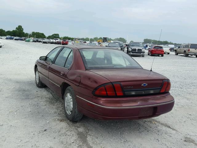 2G1WL52M0W9275437 - 1998 CHEVROLET LUMINA BAS RED photo 3