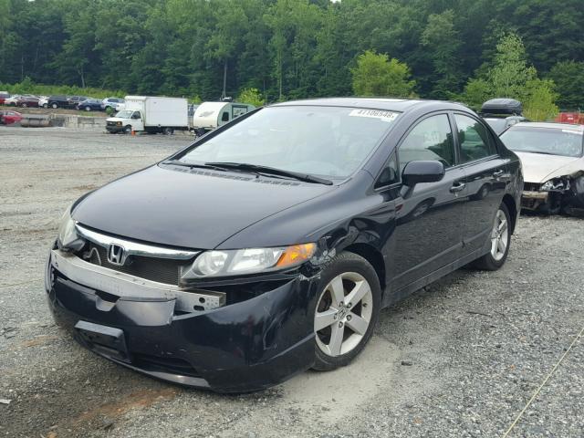 2HGFA16938H506711 - 2008 HONDA CIVIC EXL 黑色 照片 2