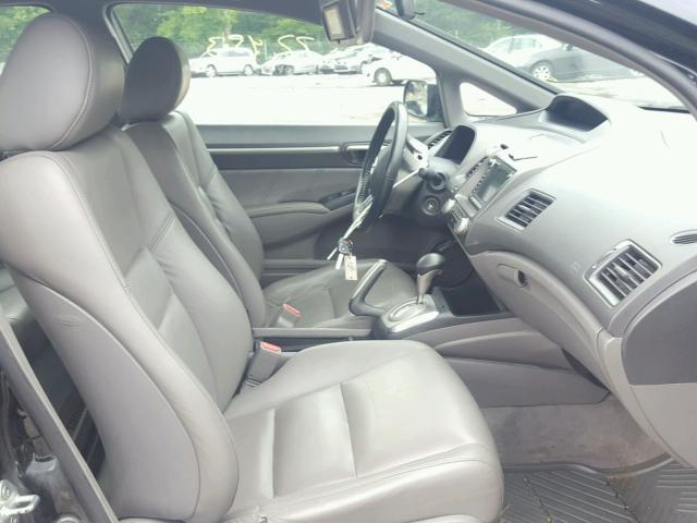 2HGFA16938H506711 - 2008 HONDA CIVIC EXL 黑色 照片 5