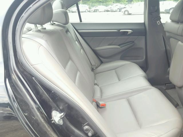 2HGFA16938H506711 - 2008 HONDA CIVIC EXL 黑色 照片 6