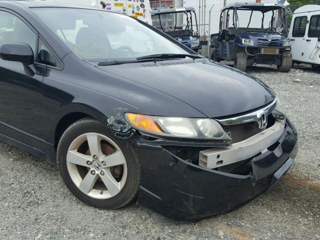 2HGFA16938H506711 - 2008 HONDA CIVIC EXL 黑色 照片 9
