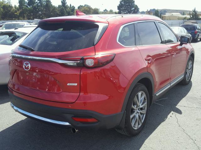 JM3TCADY0G0126547 - 2016 MAZDA CX-9 RED photo 4