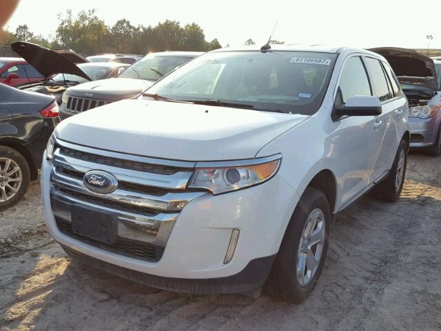 2FMDK3JC6CBA26851 - 2012 FORD EDGE WHITE photo 2