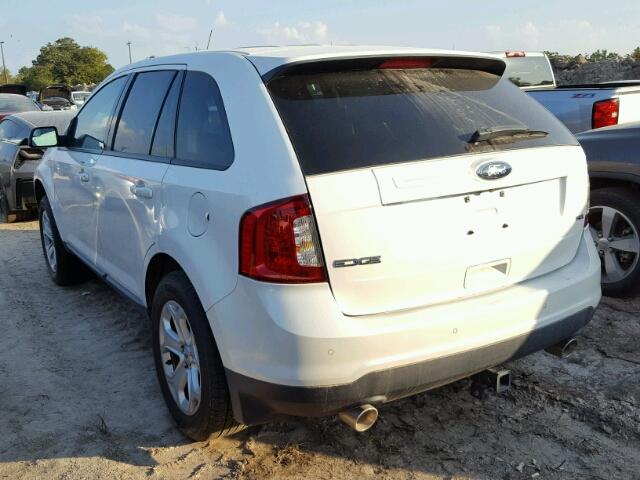 2FMDK3JC6CBA26851 - 2012 FORD EDGE Beyaz fotoğraf 3
