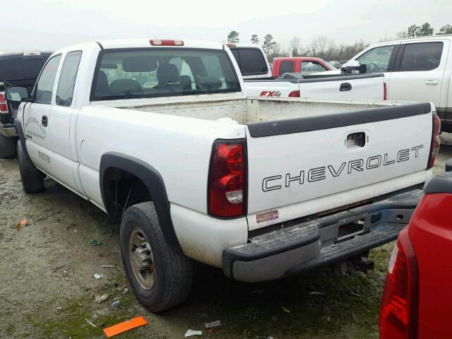 1GCHC29U77E102775 - 2007 CHEVROLET SILVERADO WHITE photo 3