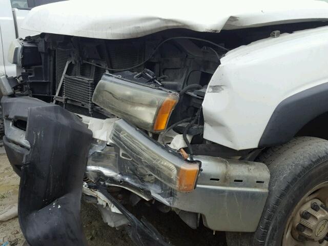 1GCHC29U77E102775 - 2007 CHEVROLET SILVERADO WHITE photo 9