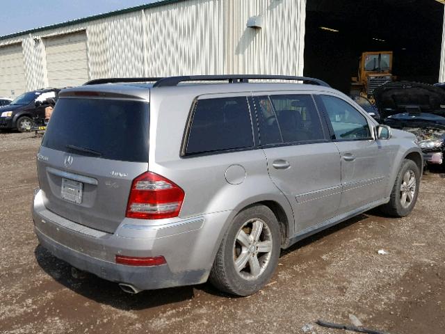 4JGBF22E98A342737 - 2008 MERCEDES-BENZ GL 320 CDI GRAY photo 4