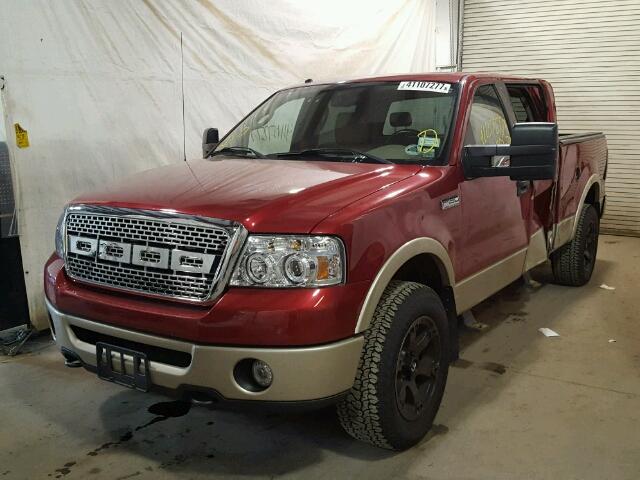 1FTPW14V58FB18160 - 2008 FORD F150 SUPER RED photo 2