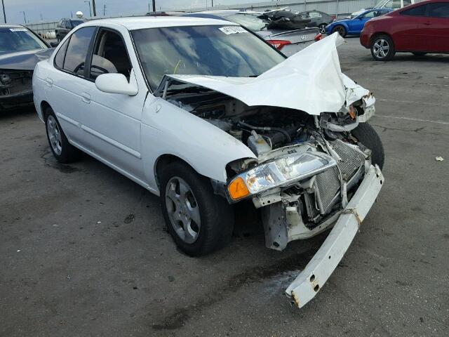 3N1CB51D03L802144 - 2003 NISSAN SENTRA XE WHITE photo 1